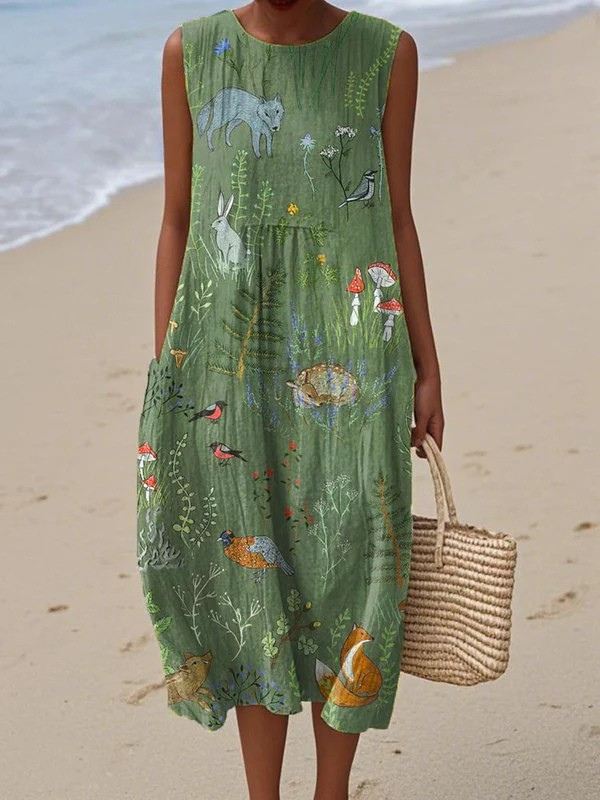 Espoir | Dress Midi Woodland