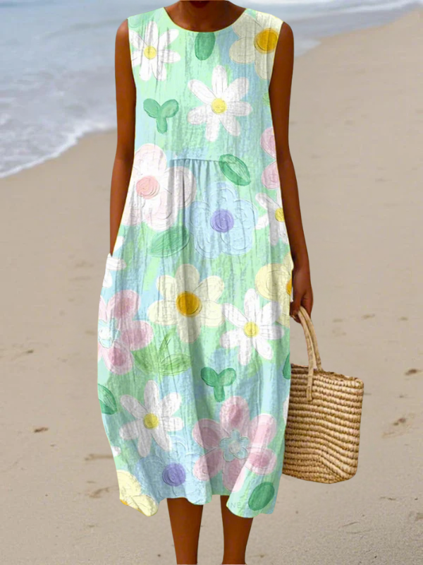 Erin | Dress Midi Pastel Blossom