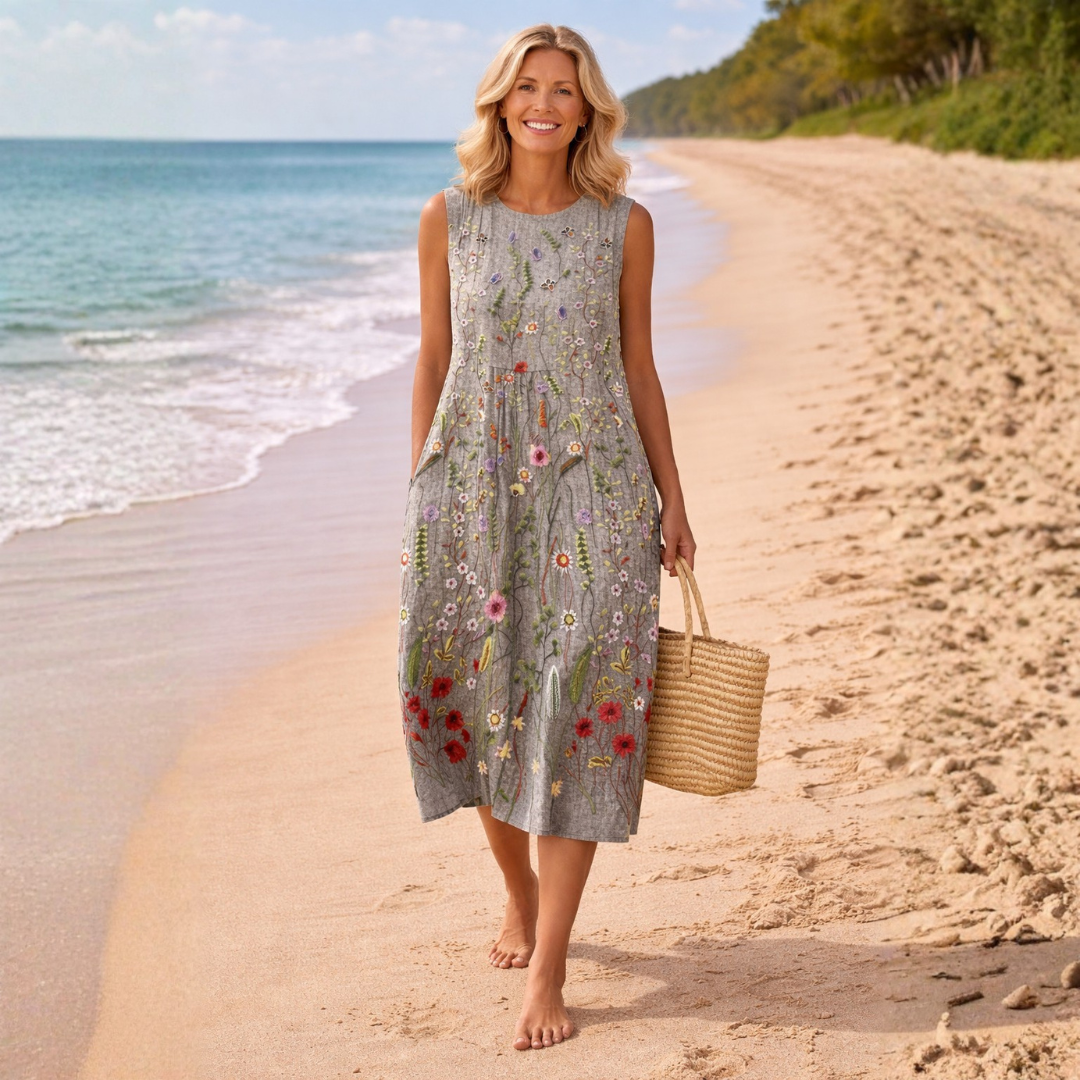 Cara | Dress Midi Wildflower