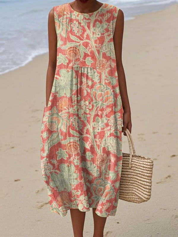 Beth | Dress Midi Flowers
