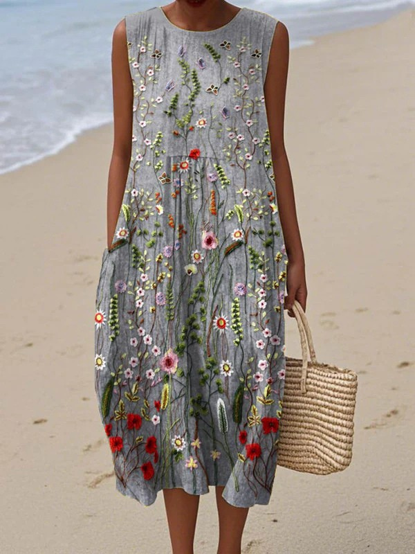 Cara | Dress Midi Wildflower